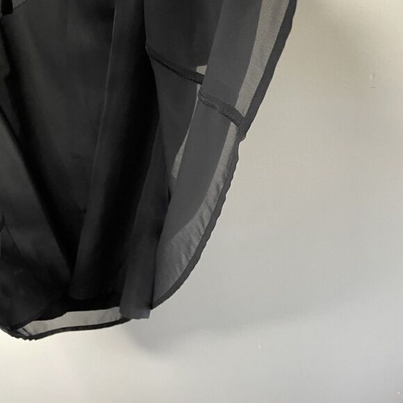 HALLHUBER DONNA Dress Womens 6 Sheer Overlay Floral-Applique Sequin A-Line EU:36 - Picture 4 of 9